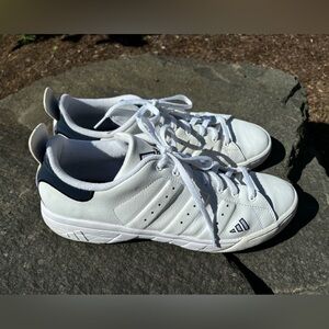 Adidas Stan Smith Navy and White Leather Sneaker. Size 14